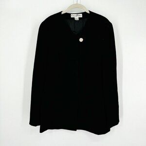Dior Black Blazer with Long Sleeves and Relaxed Fit